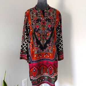 Limelight Vibrant Multicolor Kurta-Indian-Pakistani Tunic Size M. G2